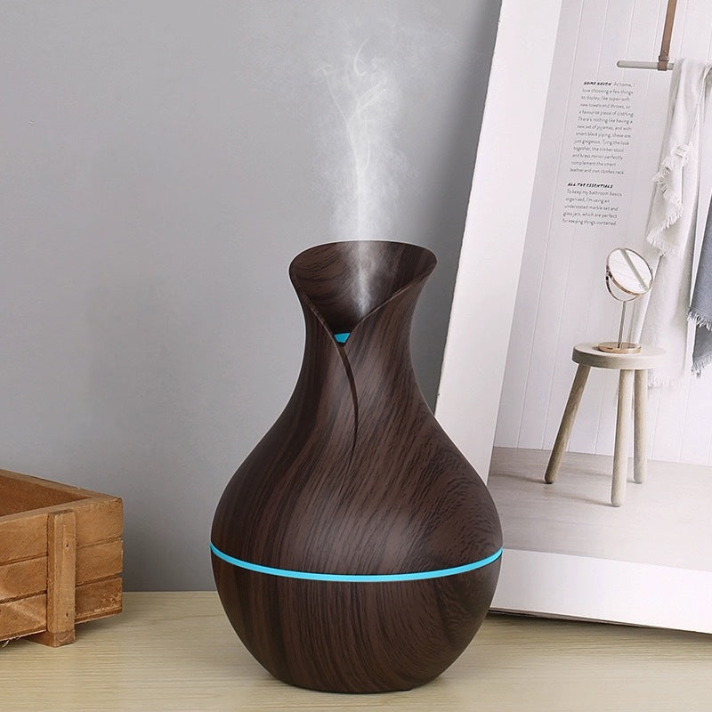 Humidificateur d'air de vases avec veines de bois
