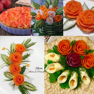 Rouleau à fleurs en spirale pour fruits et légumes