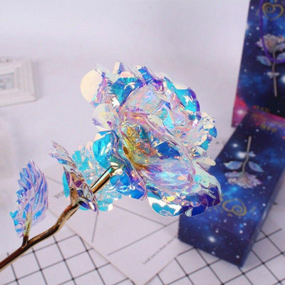 Parfait Cadeau-Rose Coloré En Galaxie Avec Amour