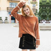 Pull  de chunky tricot rustique