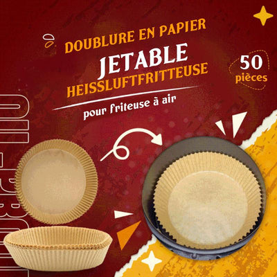 Doublure en Papier Jetable pour Friteuse à Air (50PCS)