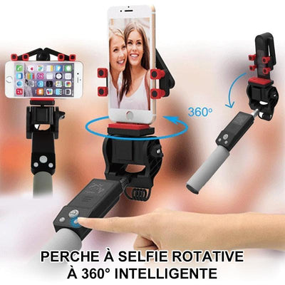 Perche à Selfie Rotative à 360° Intelligente