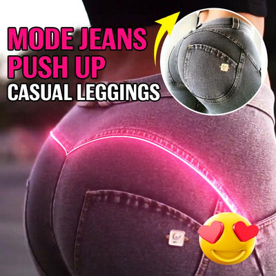 Mode Jeans pour Femme Push Up Casual Leggings