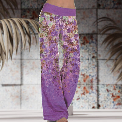 Pantalon De Yoga Imprimé Ample Pour Femme