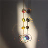 Prisme de Boule de Cristal Multicolore Capteur de Soleil