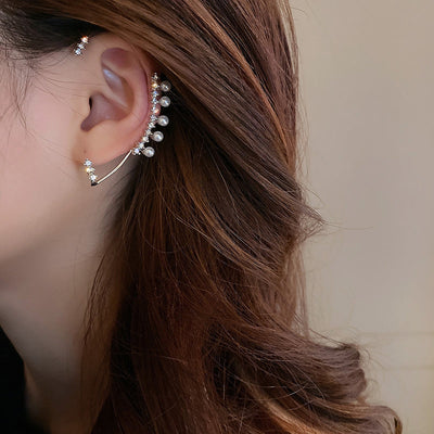 Boucles d'oreilles délicates en perles de zircon