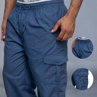 Pantalon ample décontracté pour hommes avec plusieurs poches
